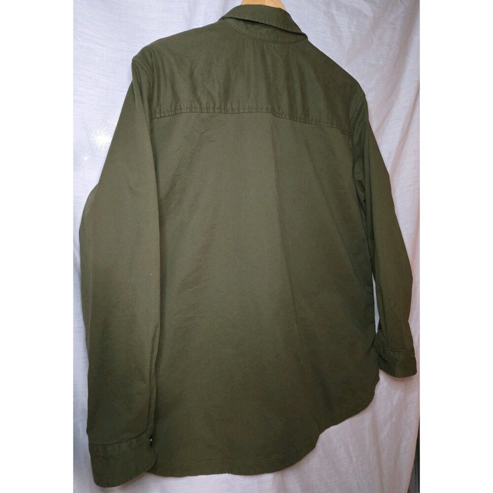 Carhartt Rugged Flex Women's Shirt Jacket Olive Green Loose Fit XL Utility - Picture 5 of 9
